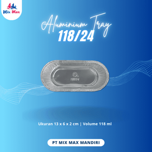 ALUMINIUM TRAY 118_24 Aluminium Tray 118/24