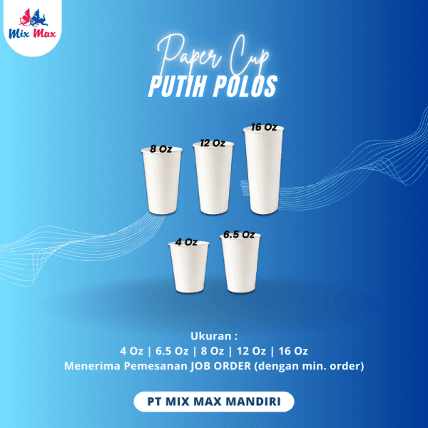 Paper Cup Putih Polos