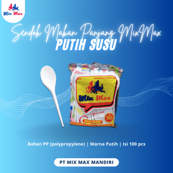 Sendok Makan Putih Susu MixMax